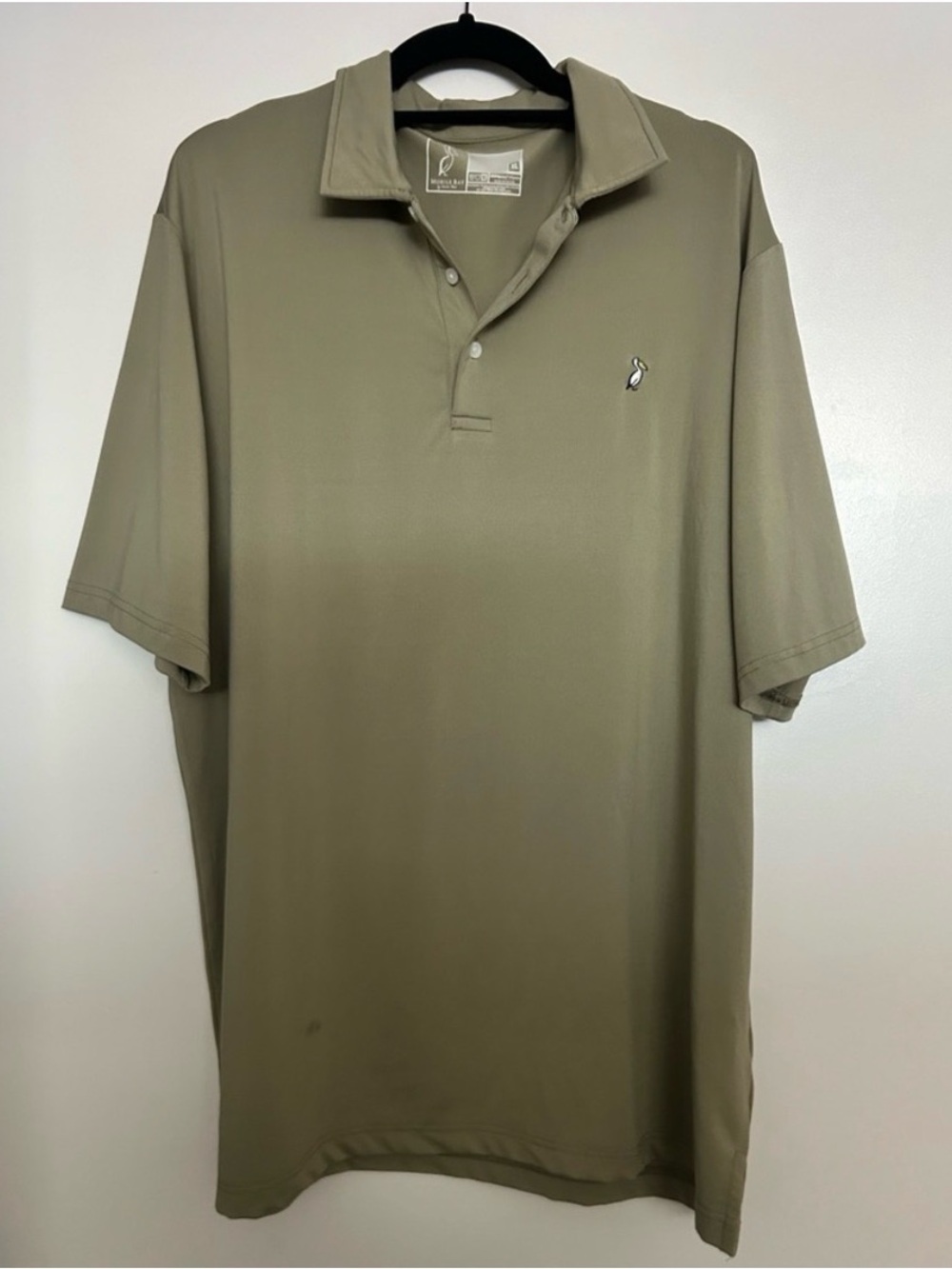 Men's Olive Green Polo Shirt with Small Logo